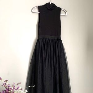New York & Company Sleeveless Tule Dress XS